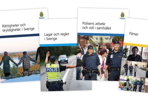 omslagsbild för polisens material svenska som andraspråk